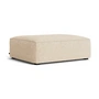 HAY - Mags Soft Ottoman S02 (S), beige ( Bolgheri LGG60) / naden: beige (viltglijders)