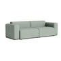 HAY - Mags Sofa 2,5 zits met lage armleuning, combinatie 1, lichtgroen ( Metaphor 023) (viltglijders)