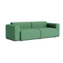HAY - Mags Sofa 2,5 zits met lage armleuning, combinatie 1, groen ( Steelcut 3 932) (viltglijders)