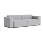 HAY - Mags Sofa 2,5 zits met lage armleuning, combinatie 1, lichtgrijs ( Linara 443) (viltglijders)