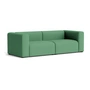 HAY - Mags Sofa 2,5-zits, combinatie 1, groen ( Steelcut 3 932) (viltglijders)