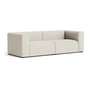 HAY - Mags Sofa 2,5-zits, combinatie 1, crème ( Linara 440) (viltglijders)