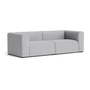 HAY - Mags Sofa 2,5-zits, combinatie 1, lichtgrijs ( Linara 443) (viltglijders)