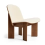 HAY - Chisel Lounge Chair, walnoot / crème (Volume 01)