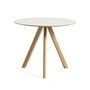 HAY - Copenhague CPH20 2. 0 Tafel Ø 90 cm, gelakt eiken / wit laminaat