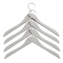 HAY - Soft Coat Kleerhanger slim, grijs (set van 4)