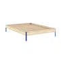 Karup Design - Core Bed 140 x 200 cm, grenen / levendig blauw