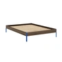 Karup Design - Core Bed 140 x 200 cm, dennen johannesbroodbruin / levendig blauw