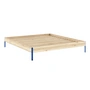 Karup Design - Core Bed 180 x 200 cm, grenen / levendig blauw