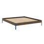Karup Design - Core Bed 180 x 200 cm, dennen johannesbroodbruin / levendig blauw