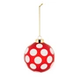 Alessi - Delight kerstbal 3, wit / rood / goud