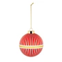 Alessi - Delight kerstbal 2, wit / rood / goud