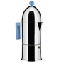 A di Alessi - La Cupola Espressomachine 9095, inductie, 30 cl, lichtblauw