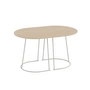Muuto - Airy Salontafel, klein, gelakt eiken / gebroken wit