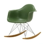 Vitra - Eames Plastic Fauteuil RAR RE, geelachtig esdoorn / chroom / forest