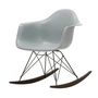 Vitra - Eames Plastic Fauteuil RAR RE, donker esdoorn / basic donker / lichtgrijs