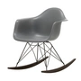 Vitra - Eames Plastic Fauteuil RAR RE, donker esdoorn / basic dark / granietgrijs