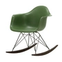 Vitra - Eames Plastic Fauteuil RAR RE, donker esdoorn / basic donker / forest