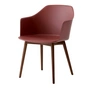 & Tradition - Rely Fauteuil HW76, walnoot gelakt / roodbruin