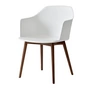 & Tradition - Rely Fauteuil HW76, walnoot gelakt / wit