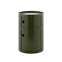 Kartell - New Big Componibili 2 Container, H 61,5 cm, groen