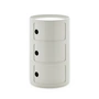 Kartell - New Big Componibili 3 container, h 69,5 cm, wit