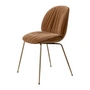 Gubi - Beetle Soft Dining Chair, volledig gestoffeerd, antiek messing / zondag (112)