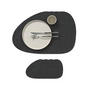 Lind DNA - Geschenkset Curve L , Nupo zwart (4 placemats + 4 glazen onderzetters)