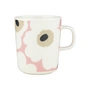 Marimekko - Oiva Unikko Mok met handvat 250 ml, gebroken wit / roze / zand / houtskool