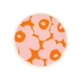 Marimekko - Oiva Unikko Bord Ø 20 cm, wit / roze / oranje
