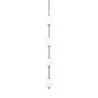 Umage - Audrey 4 LED hanglamp, staal / opaal glas