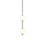 Umage - Audrey 2 LED hanglamp, staal / opaal glas