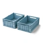 LIEWOOD - Weston Opbergdoos, 36 x 25 x 13,5 cm, strandblauw (set van 2)