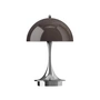 Louis Poulsen - Panthella 160 Draagbare V3 oplaadbare LED tafellamp, chroom / origineel opaalbruin