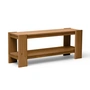 Form & Refine - Balkenbank, 112 cm, donkerbruin