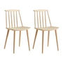 HAY - J77 Chair, beuk naturel (set van 2)
