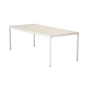 HOUE - FOUR Buitentafel, 210 x 90 cm, gedempt wit / schelp