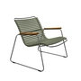 HOUE - CLICK Roomy Outdoor Loungestoel, olijfgroen