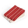 HAY - Outdoor Market Theedoek, beige met rode strepen (set van 2)