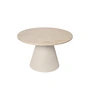 Broste Copenhagen - Miro Bijzettafel, Ø 75 x H 45 cm, beige