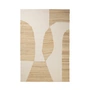 Broste Copenhagen - Lumi -tapijt, 140 x 200 cm, wit / naturel