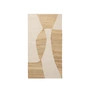 Broste Copenhagen - Lumi -tapijt, 70 x 140 cm, wit / naturel