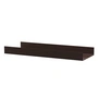 String - Metalen plank met hoge rand, 78 x 30 cm, donkerbruin