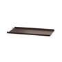 String - Metalen plank met lage rand, 58 x 30 cm, donkerbruin