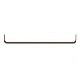 String - Stang voor metalen plank, 78 cm / donkerbruin
