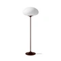 Gubi - Stemlite Staande lamp H 110 cm, zwart-rood / opaal