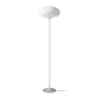Gubi - Stemlite Vloerlamp H 150 cm, kiezelgrijs / opaal