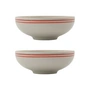 Nicolas Vahé - Bistro Schaal Ø15,5 cm, rood / wit (set van 2)