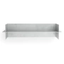 Normann Copenhagen - Alu Wandplank, 80 cm, geborsteld aluminium