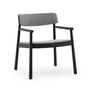 Normann Copenhagen - Timb Lounge fauteuil, zwart / Hallingdal 166